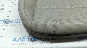 Обшивка подушки пассажирского сиденья Kia Sorento 21-26 перфорация, кожа серая, подогрев, под вентиляцию, под химчистку