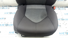 Scaun pasager pentru Toyota Camry v70 18-19 cu airbag, mecanic, încălzit, material textil gri, cusături maro, curățabil chimic