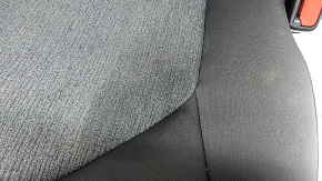 Scaun pasager pentru Toyota Camry v70 18-19 cu airbag, mecanic, încălzit, material textil gri, cusături maro, curățabil chimic