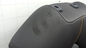 Scaun pasager pentru Toyota Camry v70 18-19 cu airbag, mecanic, încălzit, material textil gri, cusături maro, curățabil chimic