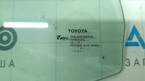 Стекло двери треугольник заднее левое Toyota Camry v70 18-24 зеленый оттенок