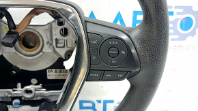 Volan fără mâner pentru Toyota Camry v70 18-24 cauciuc negru, cu butoane și protecție