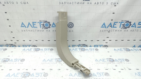 Ornamente montanți față Lincoln MKZ 17-20, dreapta jos, bej, zgârieturi, necesită curățare