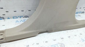 Ornamente montan central dreapta jos Lincoln MKZ 17-20, bej, plasticul s-a albit, uzat, necesită curățare