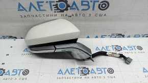 Зеркало боковое правое в сборе Lincoln MKZ 17-20 11 пинов, поворотник, подогрев, проекция, хром, белое с хром