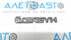 Эмблема надпись "Hybrid" крыла левая Toyota Rav4 19-24 черный глянец