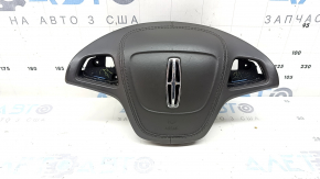Подушка безопасности airbag в руль водительская Lincoln MKZ 17-20 коричневая, царапины, потерта