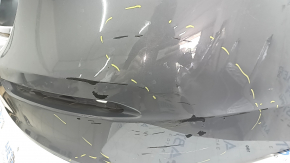 Бампер задний голый Honda Accord 23-26 без парктроников, серый, царапины, треснут, треснуто крепление