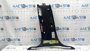 Ornament montan central dreapta jos negru pentru BMW X5 G05 19-26, sub conducta de aer, fără conductă de aer, uzat