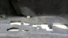 Покрытие пола Honda Accord 23-26 черное, накладка для отдыха ноги хром, под химчистку