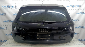 Hayon gol cu geam pentru Audi Q5 8R 09-17 negru LY9T, cu eleron, stop, braț trapezoidal și ștergător, bara de protecție, zgârieturi pe geam
