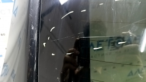 Hayon gol cu geam pentru Audi Q5 8R 09-17 negru LY9T, cu eleron, stop, braț trapezoidal și ștergător, bara de protecție, zgârieturi pe geam