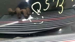 Hayon gol cu geam pentru Audi Q5 8R 09-17 negru LY9T, cu eleron, stop, braț trapezoidal și ștergător, bara de protecție, zgârieturi pe geam