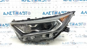Фара передняя левая Toyota Rav4 19-23 LED, хром, Japan built, песок