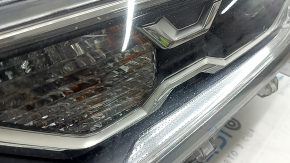 Фара передняя левая Toyota Rav4 19-23 LED, хром, Japan built, песок