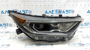 Фара передняя правая Toyota Rav4 19-21 LED, хром, Japan built, песок, потерт корпус