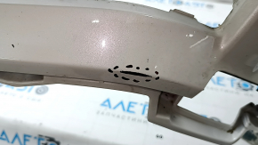 Bara față, nefinisată, Toyota Rav4 19-25, fără senzori de parcare, fabricată în Japonia, albă, cu folie de protecție, zgârieturi, crăpături la elementele de fixare