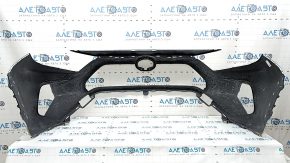 Bara față, nefinisată, Toyota Rav4 19-25, fără senzori de parcare, fabricată în Japonia, albă, cu folie de protecție, zgârieturi, crăpături la elementele de fixare