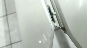 Bara față, nefinisată, Toyota Rav4 19-25, fără senzori de parcare, fabricată în Japonia, albă, cu folie de protecție, zgârieturi, crăpături la elementele de fixare