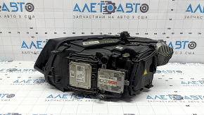 Фара передняя правая в сборе Audi Q5 8R 13-17 рест, ксенон, песок, желтит LED