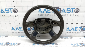 Руль голый Audi Q5 8R 13-17 кожа бежевая truffelbeige, без кнопок, 4 спицы, царапины