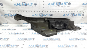 Ornament prag interior spate stânga pentru Audi Q5 8R 13-17, bej trufă, zgârieturi, plastic alb