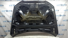 Капот голый Audi Q5 8R 13-17 рест, алюминий, черный LY9T, затерт