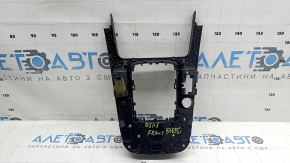 Comandă consolă centrală Audi Q5 8R 09-17 cu compartiment pentru monede, zgârieturi, strat de protecție care se decojește de pe buton