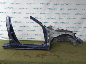Четверть передняя правая Honda Accord 23-26 отпилена, с центральной стойкой, синяя