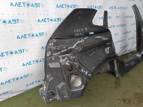 Aripă spate dreapta Ford Edge 15-24 tăiată, cu stâlp central, grafit, funduri