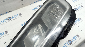 Фара передняя левая VW Tiguan 18-21 галоген, ДХО LED, под полировку, пятна изнутри