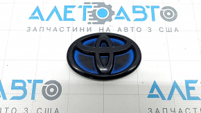 Эмблема логотип TOYOTA двери багажника Toyota Rav4 19-24 hybrid, черный глянец