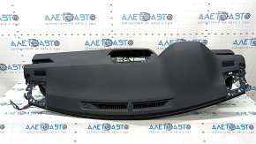 Торпедо передняя панель с AIRBAG Toyota Rav4 19-25 черная, синяя строчка