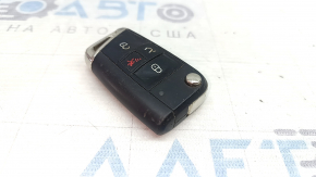 Ключ VW Tiguan 18-20 keyless 4 кнопки, царапины, тычки, потерт