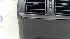 Ornament consolă centrală cu deflector de aer pentru Toyota Rav4 19-25 pentru USB, negru, zgârieturi