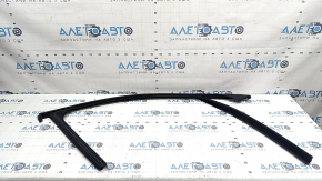 Bandă ușă superioară cu etanșare din sticlă, față stânga BMW X2 F39 18-23 cromată