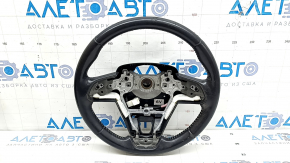 Руль голый Toyota Rav4 19-25 кожа черная с подогревом, под перешив