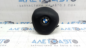 Подушка безопасности airbag в руль водительская BMW X2 F39 18-23 черная, ржавый пиропатрон