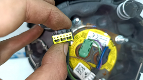 Подушка безопасности airbag в руль водительская BMW X2 F39 18-23 черная, ржавый пиропатрон