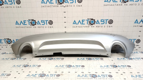 Decorație inferioară bara spate Ford Escape MK3 13-16 dorest 2 țevi Gri, cu cârlig
