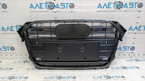 Решетка радиатора в сборе Audi A4 B8 13-16 рест глянец, без эмблем
