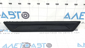 Ornamente prag exterior negru pentru BMW X2 F39 stânga față 18-23