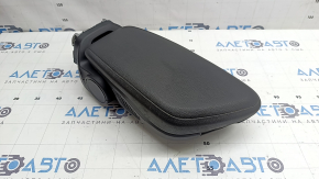 Cotieră consolă centrală BMW X2 F39 18-23, piele neagră, zgârieturi, suport zăvor rupt