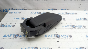 Cotieră consolă centrală BMW X2 F39 18-23, piele neagră, zgârieturi, suport zăvor rupt
