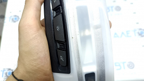 Stopuri BMW X2 F39 18-23, negre, pentru faruri panoramice, LED, zăvoare rupte pe conector, resturi sub geam