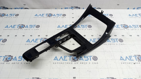 Ornament consolă centrală BMW X2 F39 18-22, negru lucios, zgârieturi, lipici, suport rupt, suport rupt