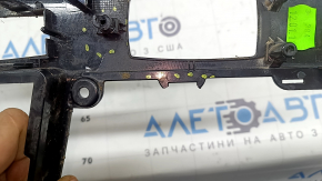 Ornament consolă centrală BMW X2 F39 18-22, negru lucios, zgârieturi, lipici, suport rupt, suport rupt