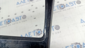 Ornament consolă centrală BMW X2 F39 18-22, negru lucios, zgârieturi, lipici, suport rupt, suport rupt