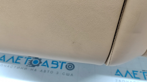 Спинка заднего ряда сидений (2 ряд) Lexus ES300h 20-22 без airbag, кожа светло-коричневая с коричневым, перфорация, с подлокотником, примята, под чистку