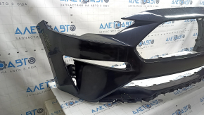 Бампер передний голый Ford Mustang mk6 18-23 рест, черный, царапины, сколы